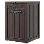 Storage Box 48 Gallon Double Wall Waterproof Lockable Brown TT006-BR-VC Lhbgo. Fixed Price $114.99.