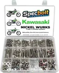 Kawasaki Kx/kxf Dressup Kit (nickel Wurks) KX65 KX80 KX125 KX250F KX450F. Fixed Price $75.00.
