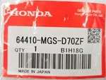 64410-MGS-D70ZF Honda Skirt,r F*NH389M*. Fixed Price $110.00.