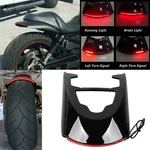 Vivid Black Rear Fender W/ Led For Harley 02-17 V-rod Vrscaw Vrscb Vrscdx. Fixed Price $108.98.