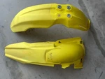 2005 Suzuki RM-Z450 Plastics Front Rear Fenders Yellow 53111-27C02-25Y. Fixed Price $59.99.