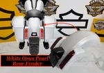 24-2025-26 Oem Harley Touring Street Glide Chopped Rear Fender White Onyx Pearl. Fixed Price $499.95.