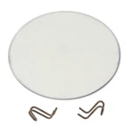Vintage Oval Number Plate Stainless Steel Clips 9X11 For Tt Yz Mx Style 2-003. Fixed Price $34.63.