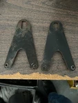 1969-70 Bsa ROCKET3 And Firebird Front Fender Brackets. Fixed Price $29.92.