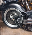 New 9" Rear Custom Fender For 180 200 Wide Tires Harley Softail Usabikercomm. Fixed Price $108.90.