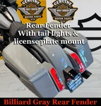 2023-25 Oem Harley-davidson Touring Rear Fender Tail Lights License Plate Mount. Fixed Price $499.95.