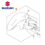 Suzuki Oem Part 53100-15H00-YBD Fender, Front (white). Fixed Price $286.40.