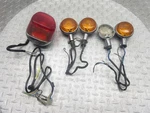 2000 98-03 Yamaha Vstar Classic XVS650 Front Rear Turn Signal Tail Light Lot. Fixed Price $92.99.