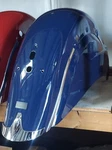 New Take Off Oem Indian Motorcycle Rear Fender, Springfield Blue 1019209-640. Fixed Price $399.00.