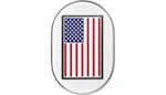Figurati Designs Rear Fender Antenna Cover Right Us Flag Chrome #FD20-AC-SS-RT. Fixed Price $56.95.
