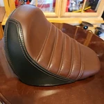 Indian Scout Bobber Motorcycle 2687680-VBA Brown Two-tone Leather Usa. Fixed Price $50.00.