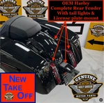 Oem 2023-2026 Harley Road Street Glide Rear Fender Vivid Black 47997. Fixed Price $449.95.