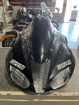 2007-2008 Kawasaki Ninja ZX-6R Front Upper Cowl Fairing Black With Windshield. Fixed Price $85.00.