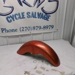 2003 Honda Shadow Spirit VT750DC Oem Orange Front Wheel Fender. Fixed Price $175.00.