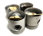 Nos Harley Davidson Pistons Parts Lot Flathead Knucklehead Panhead Ul Vl Wl Jd. Fixed Price $134.25.