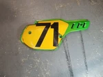 Used Oem 88-04 Kawasaki Green Right Side Panel Cover Number Plate. Fixed Price $36.00.