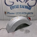 2007 Yamaha V Star 650 Oem White Rear Back Wheel Fender Mud Guard. Fixed Price $125.00.