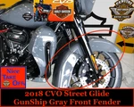 Harley Oem 14-25 Touring Cvo Street Glide Front Fender 2018 Gunship Gray 30936. Fixed Price $199.95.