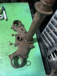 1972-73 Kawasaki H2 750 Steering Stem Lower Tree 44037-043 Triplestuff. Fixed Price $120.00.