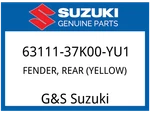 Suzuki Oem Part 63111-37K00-YU1 Fender, Rear (yellow). Fixed Price $62.34.