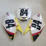 2001 - 2007 Suzuki RM125 Number Plate Set Side Cover Left Right Front Upper Oem. Fixed Price $58.89.