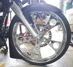 26" Fl/wrap #2 Combo Harley Davidson Front Fender Flh Touring Fiberglass. Fixed Price $220.00.