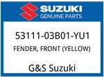 Suzuki Oem Part 53111-03B01-YU1 Fender,front (yellow). Fixed Price $45.92.