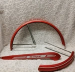 Vintage West Point Front Fender Back And Chain Guard Red Original Parts. Fixed Price $100.00.