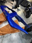 New Nos 99-02 Yamaha Rear Tail Fairing Cowl Shroud 5EB-Y2171-21-P1. Fixed Price $295.00.