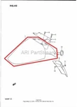 New Oem Suzuki Front Fender Fairing Maroon. Fixed Price $174.95.
