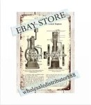 1910S Heritage Farm Tools Titan Oil Engines Tin Sign Plaque Wording. Fixed Price $19.49.