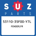 53110-35F00-Y7L Suzuki Fender,fr 5311035F00Y7L, New Genuine Oem Part. Fixed Price $360.85.