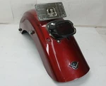Harley-davidson 2009 Cvo Electra Rear Fender & Tail Lamp Ruby Red Maroon. Fixed Price $349.00.