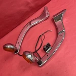 2004 Yamaha Star XVS650A Classic Oem Pair Rear Seat Grab Bar W Turn Signal. Fixed Price $39.99.