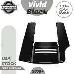 Advan Vivid Black 2-1 Stretched Rear Fender Extension Fits 2009+ Harley Touring. Fixed Price $199.00.