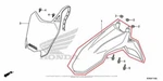 New Oem Honda Front Fender Red. Fixed Price $54.95.