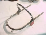Bsa B50 B25 Triumph T25 Rear Grab Rail W/ Lucas Reflectors Part # 83-3174 19-133. Fixed Price $55.00.