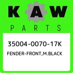 35004-0070-17K Kawasaki Fender-front,m.black 35004007017K, New Genuine Oem Part. Fixed Price $325.90.