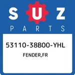 53110-38B00-YHL Suzuki Fender,fr 5311038B00YHL, New Genuine Oem Part. Fixed Price $328.27.