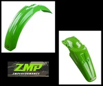 New Kawasaki Kdx 200 95 - 06 Green Plastic Front Fender And Rear Mx Style. Fixed Price $186.72.