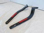 Harley Davidson Softail Slim & Street Bob Black Rear Fender Strut Cover Brackets. Fixed Price $144.99.