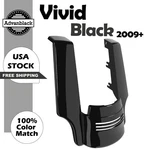 Advan Vivid Black Stretched Rear Fender Extension Fits Harley Touring 2009+. Fixed Price $199.00.