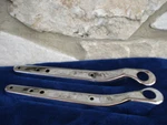 For Harley Sportster Chrome Fender Strut Covers Repl Oe 59896-94 & 59897-94. Fixed Price $69.95.
