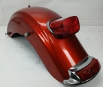 Harley-davidson 2014 Electra Glide Rear Fender W/ Tail Light Candy Orange. Fixed Price $299.00.
