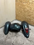 1999-2009 Yamaha V Star 1100 Tin Set Gas Tank Front Rear Fenders. Fixed Price $400.00.