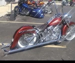 6" Stretched Sweeper Fender Rear For Harley Heritage Softail Classic Flstc 86-17. Fixed Price $289.00.