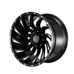 22 12 Gloss Black Milling Wheels Rim 5X135 / 5X139.7 Et -44 Cb 110. Fixed Price $259.87.