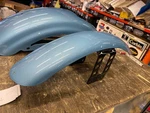 Suede Blue Pearl Sportster Front Fender 07 883 1200 Rear Nightster Custom Nice!. Fixed Price $199.95.