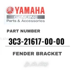 Yamaha Genuine Oem Parts Fender Bracket 3C3-21617-00-00 For FZ1. Fixed Price $285.13.