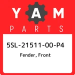 5SL-21511-00-P4 Yamaha Fender, Front 5SL2151100P4, New Genuine Oem Part. Fixed Price $188.77.